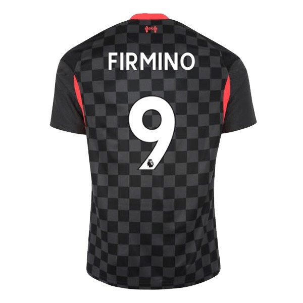 Camiseta Liverpool NO.9 Firmino 3ª Kit 2020 2021 Negro